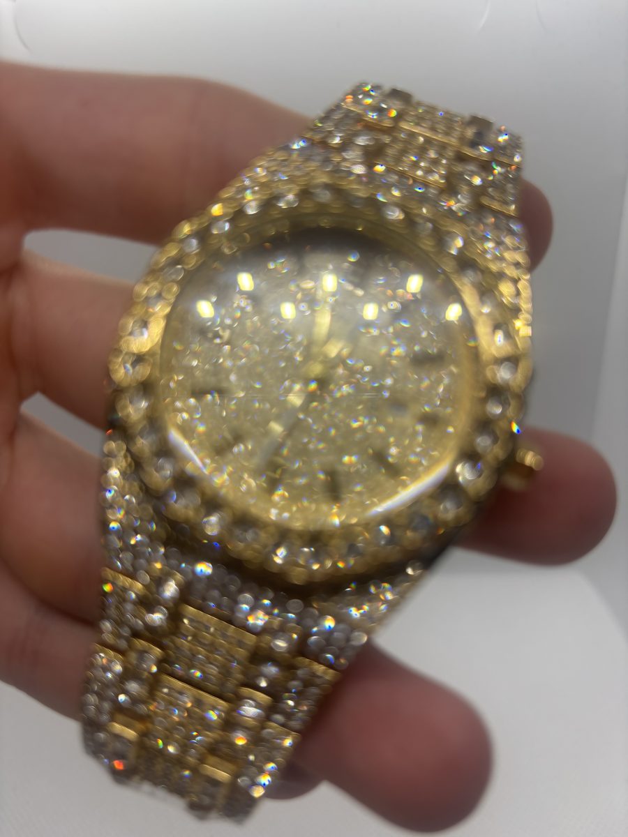 Audemars Piguet Iced Octagon Sport 41 — Gold Tone