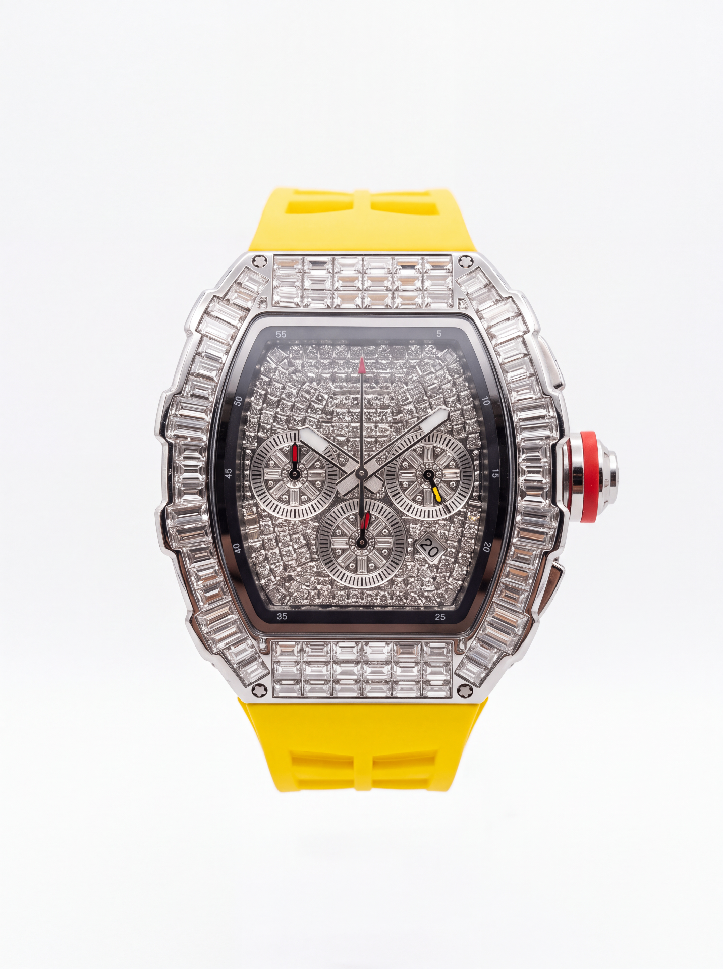 Yellow & Silver 42mm Bussdown Sport Watch product photo
