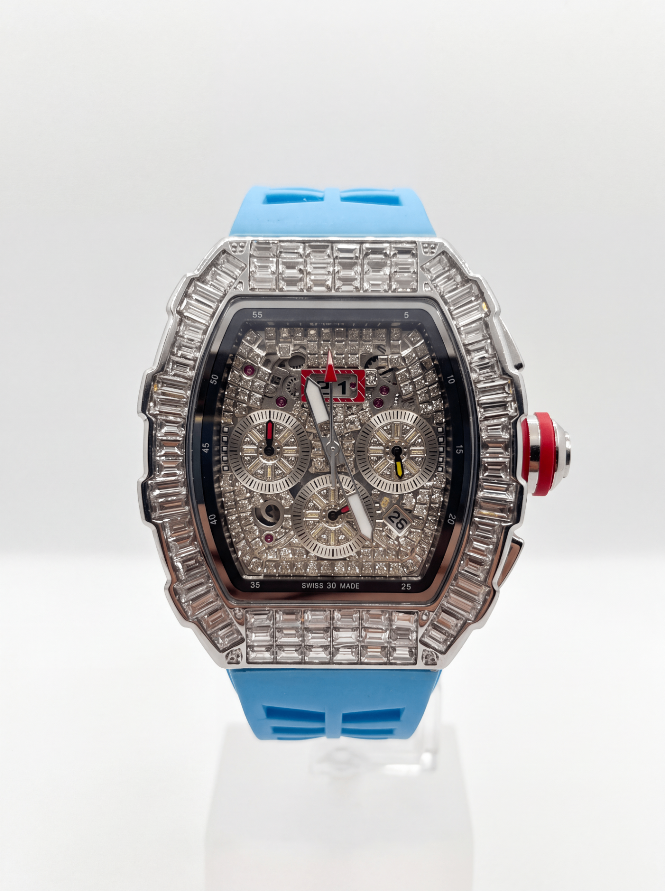 Blue & Silver 42mm Bussdown Sport Watch product photo