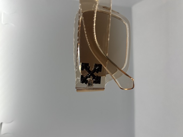 Off-White Champagne Crystal, Black Arrows
